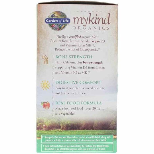 Organic Plant Calcium with Vegan D3, GOLM